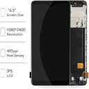 LCD Display Screen with Front Touch Screen Digitizer Pre-Installed Assembly for Samsung Galaxy A51 4G A515 A515U A515F A515F/DS A515F/DSN T SM-A515F/DSM SM-A515F/N (Not for A51 5G)