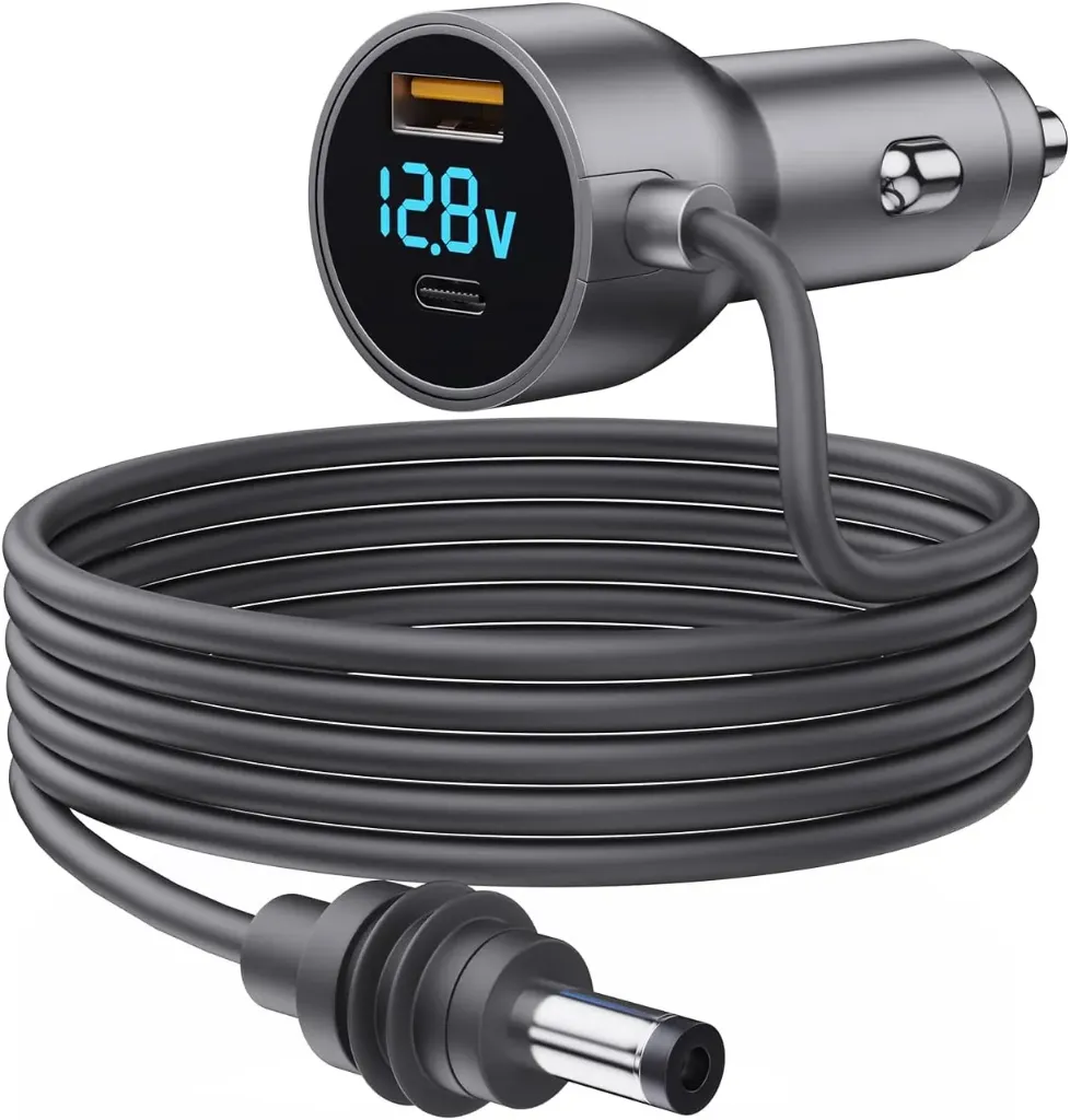 Starlink Mini Cable,Starlink Mini Accessories Car Charger, 3-in-1 DC Power Cable with 12V-48V Cigarette Lighter Adapter,PD 30W + USB-A 30W + DC 72W Car Power Supply for Trucks, RVs, Boats (16.4FT)