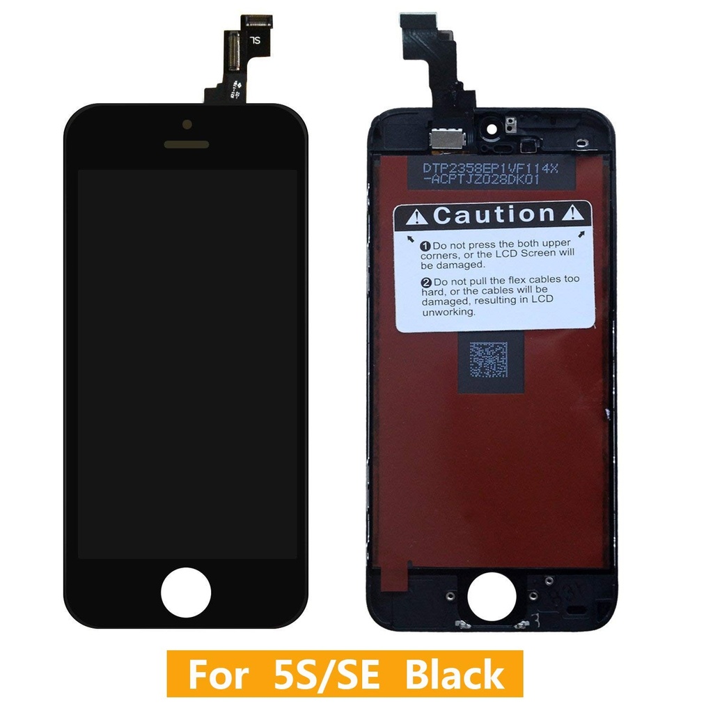 iPhone 5SE/5S Screen Replacement Black LCD Display Digitizer Frame Assembly