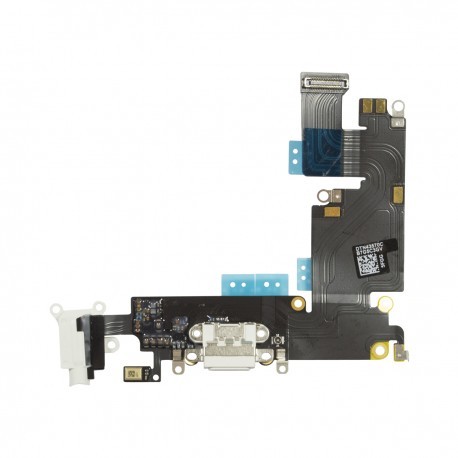USB Charging Port Dock Mic Headphone Flex Cable for iPhone 6 PLUS 5.5 White