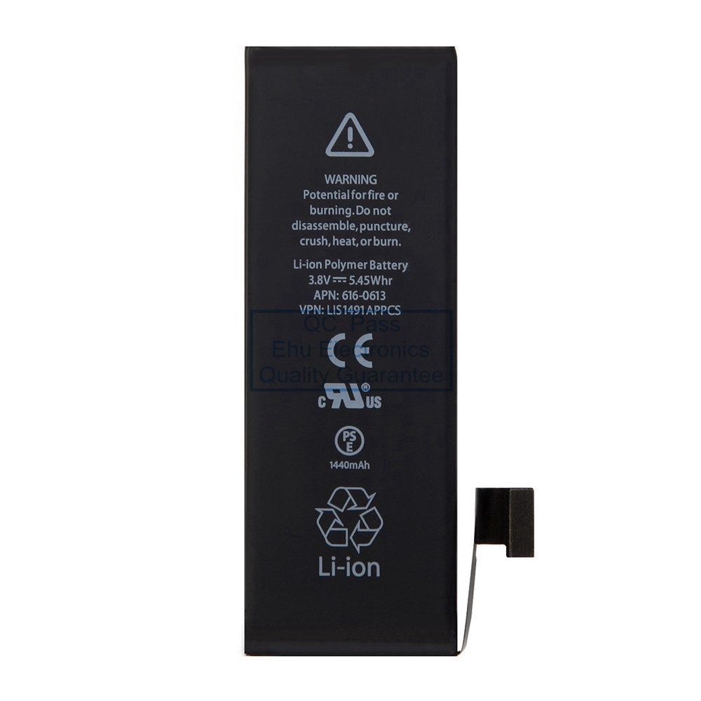 Replacement 3.8V 1440mAh Internal Li-ion Battery with Flex Cable for iPhone 5 5G
