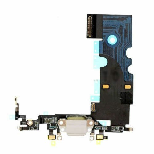 Lightning Charging Port Dock Flex Cable Replacement for iPhone 8 4.7" (White)