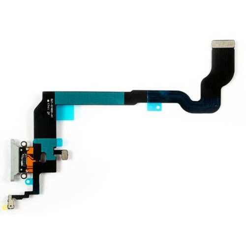 Lightning Charger Charging Port Dock Flex Cable Replacement For iPhone X (Gray)