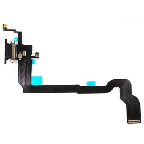 Lightning Charger Charging Port Dock Flex Cable Replacement For iPhone X (Black)