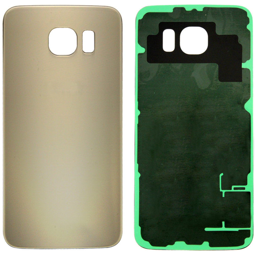Gold Replacement Back Glass Back Cover  for Samsung Galaxy S6