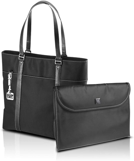 Klip Xtreme Verona Ladies Laptop Tote Shoulder Bag-Water Repellent