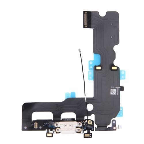 Charging Dock Port Flex Cable with Microphones Antenna for iPhone 7 4.7 White